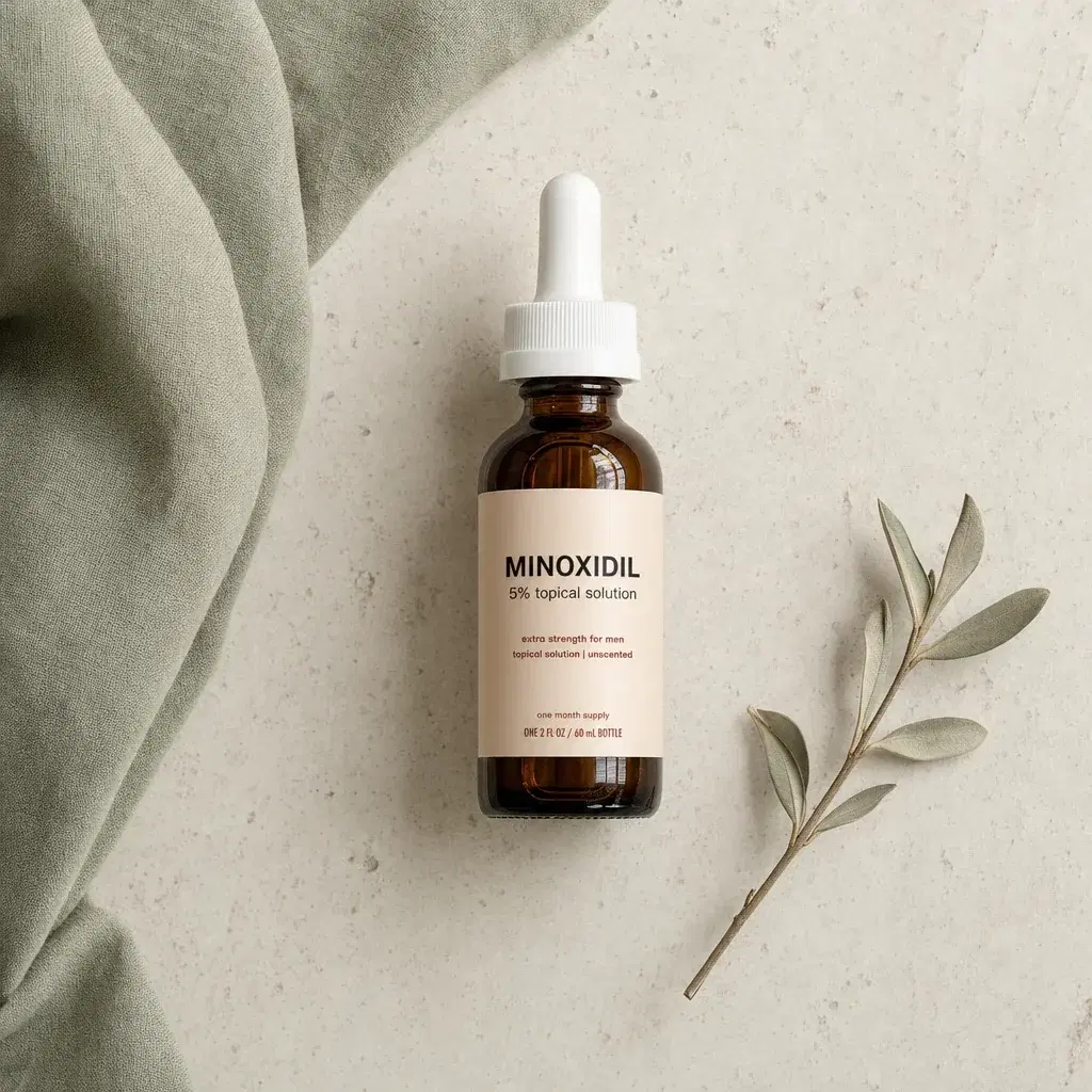 Topical minoxidil — illustrative format